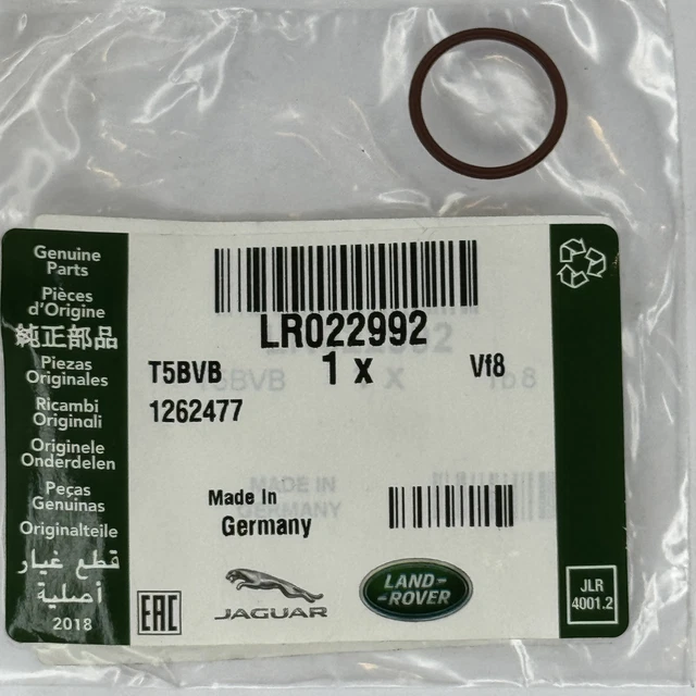 LAND ROVER SPORT Velar TDV6 Lower Fuel Injector O Ring 1x Seal Genuine ...