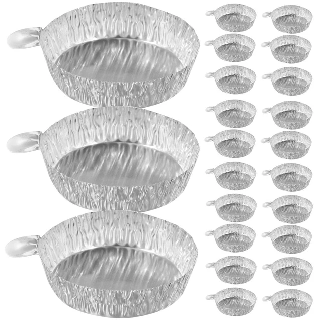 100 pz padella per pesare liquido foglio di alluminio polvere attrezzature da laboratorio