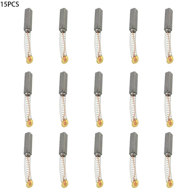 Parte di ricambio spazzole motore carbonio alta qualità 15 pz 20 mm x 5 mm x 5