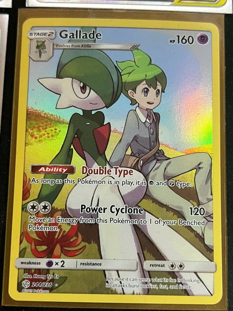 Pokemon - Gallade - 244/236 - SM Cosmic Eclipse - Secret Rare NM