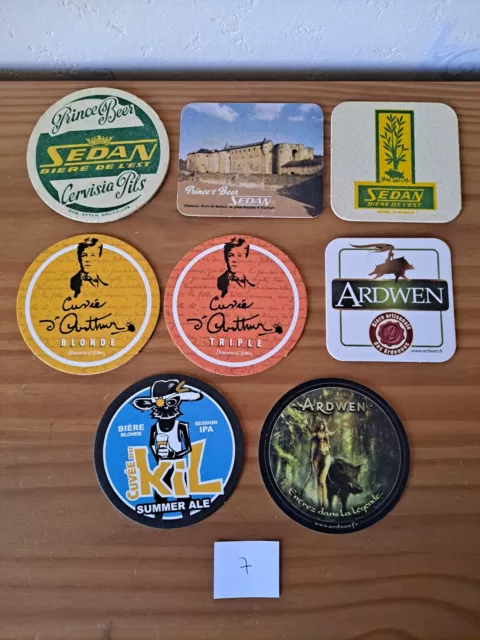Lot 8 sous-bocks bières des Ardennes : Ardwen, Cuvée d'Arthur, Kil, Sedan (7)