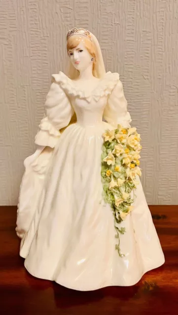 Coalport Figurine Diana Princess Of Wales 1981 CW438 LTD Ed 8078/12500 Perfect