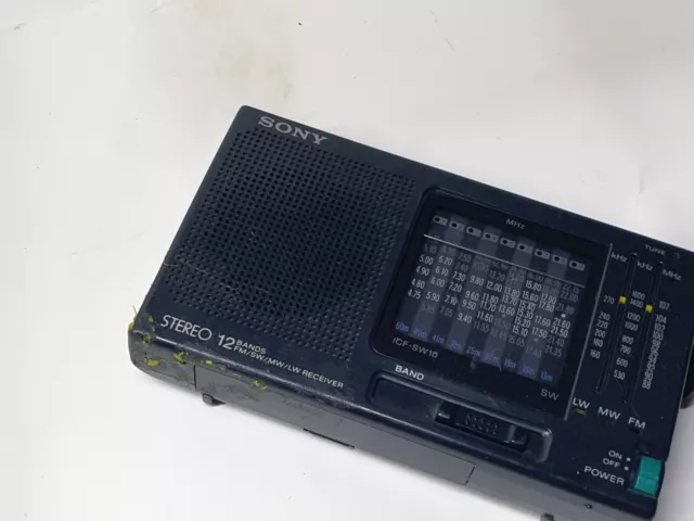 Sony ICF-SW10 - 12 Band Worldband Receiver FM SW MW LW Radio , guter Zustand