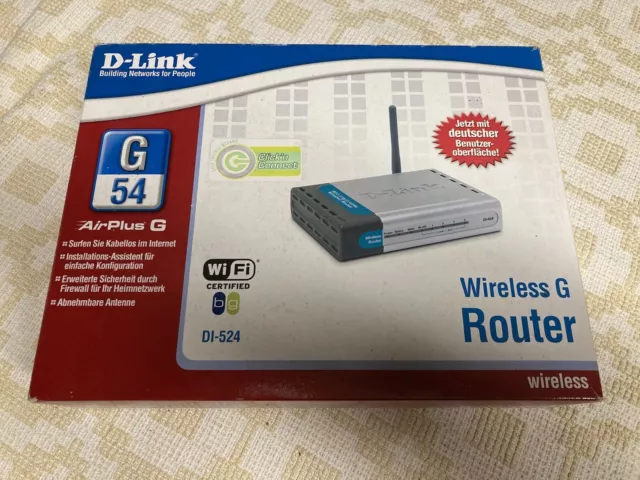 D-Link Wireless G Router DI-524