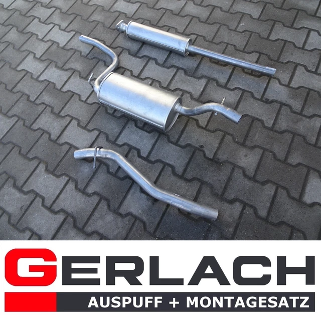 Ligne D'Échappement Complète Pour Ford Focus MK1 1.6 16V Break - Kit Avec 2 Silencieux