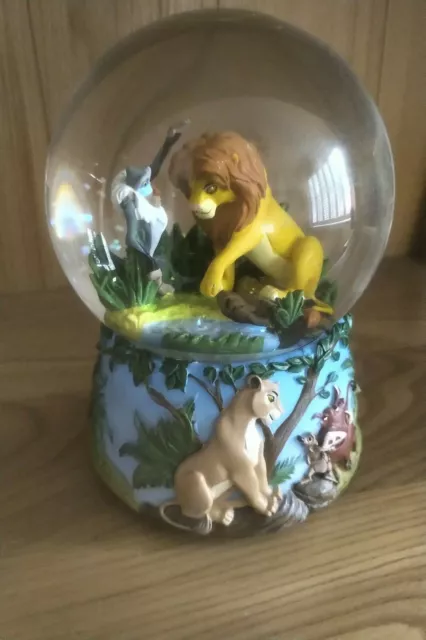 Disney The Lion King Circle of Life Musical Snow globe Enesco - Good condition