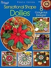 SENSATIONAL SHAPE DOILIES IN PLASTIC CANVAS By Kathy Wirth **Mint Condition**