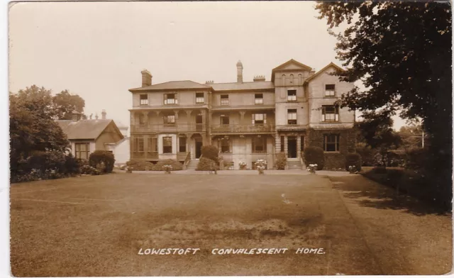 Convalescent Home, LOWESTOFT, Suffolk RP