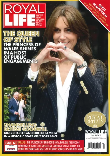 Royal Life Magazine, Prinzessin Kate, König Charles, Königin Camilla, Ausgabe #66, 2023