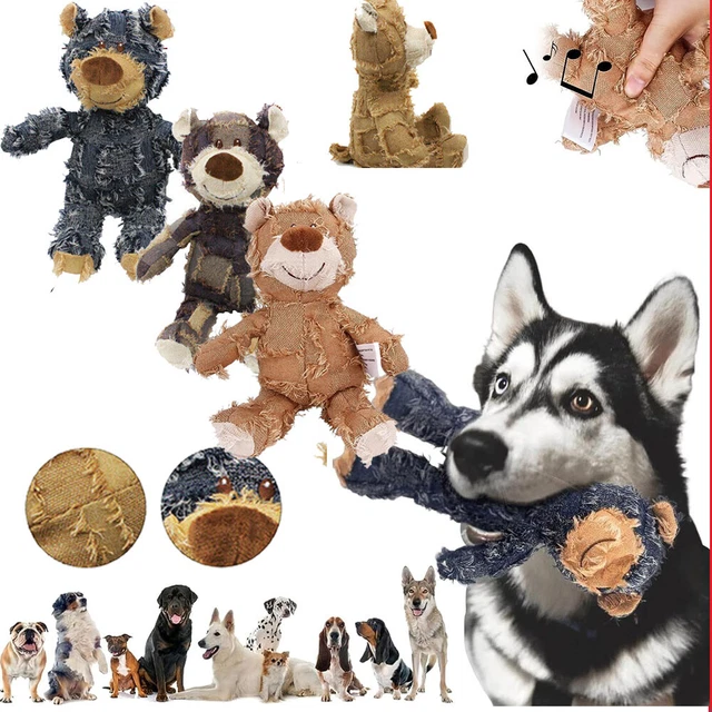 Extreme Bear Dog Toy Indestructible Robust Companion Chewers Chew Toys Training