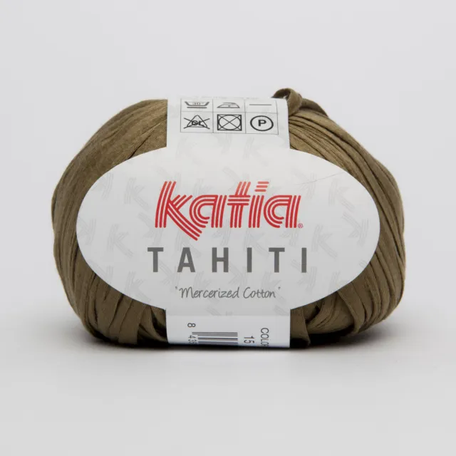 TAHITI von Katia - KAKI (15) - 50 g / ca. 85 m Wolle