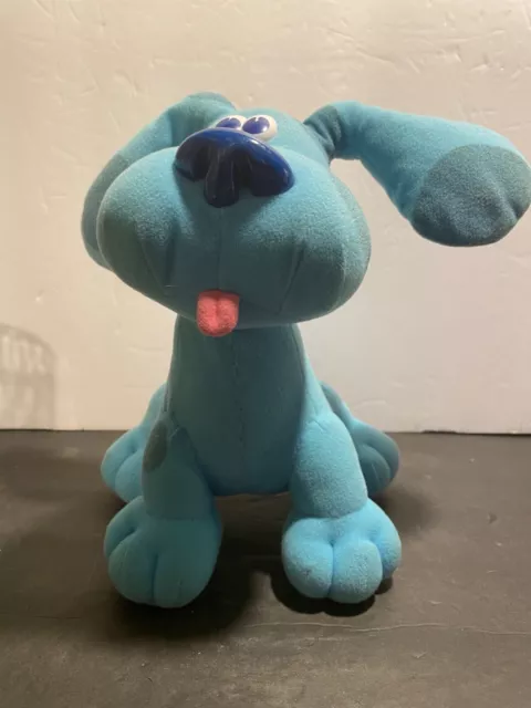 Fisher Price Blue’s Clues Puppy Dog Bounce With Me Blue Plush 2000 Musical 9"