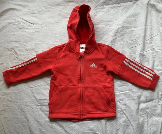 Adidas Baby Zip Up Hoodie | Size 86