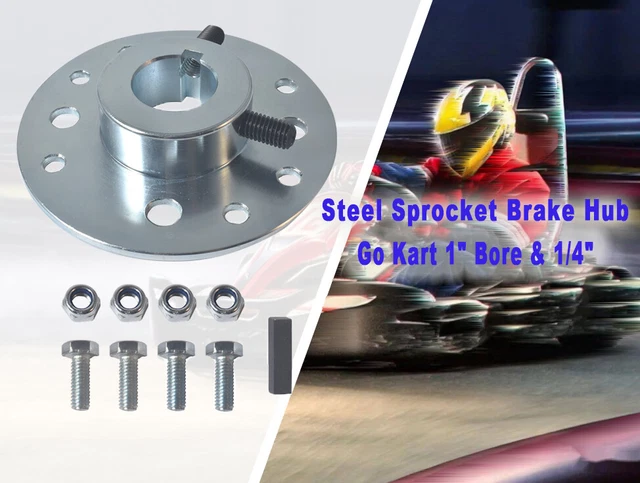Vital All-Terrain 6 Inch Brake Disc Rotor For Go Kart & Mini Bike – 1 Inch Bore With Keyway