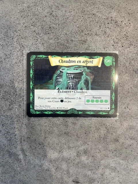 CARTE HARRY POTTER Wizards TCG 2001 Troll De La Forêt 85/116 Near Mint