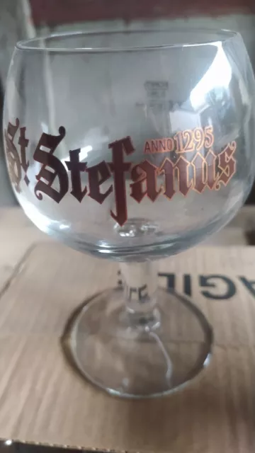 Carton de 6 verres à bière Saint Stefanus 25cl dans leur carton