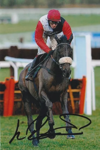 Sam Twiston-Davies Hand Signed Big Bucks 6x4 Photo Horse Racing Autograph