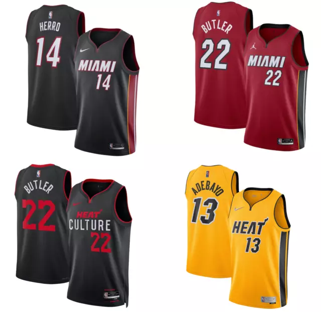 Miami Heat NBA Jersey Men's Nike Basketball Shirt Top - New