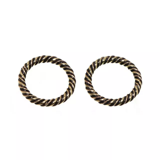 Aylifu 200pcs 2 Sizes Gold Plated Stainless Steel Split Rings Jump Ring Connectors Jewelry Connector Rings for Jewelry Making Bracelet Earrings