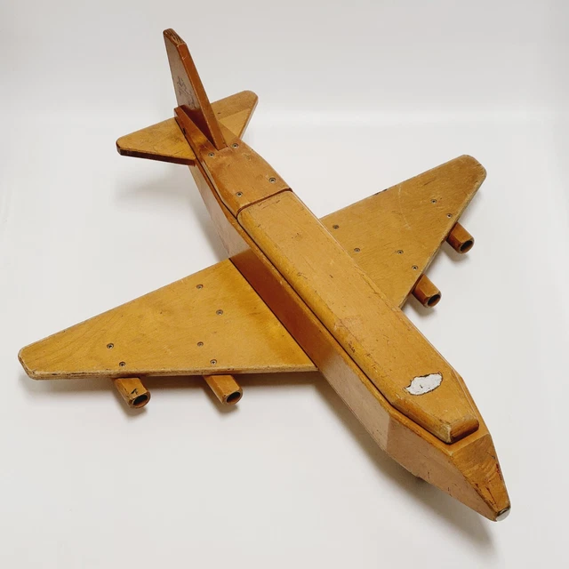 VINTAGE COMMUNITY PLAYTHINGS Cargo Airplane Wooden Toy 1970s Rifton NY