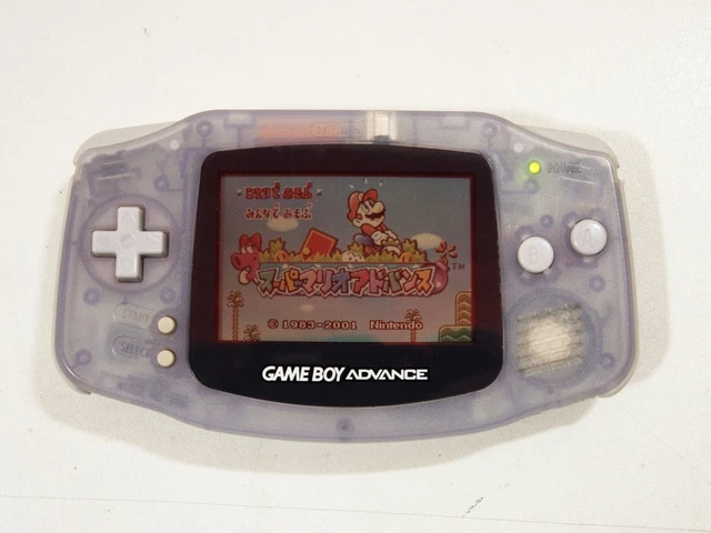 Console Game Boy Advance Nintendo translucide transparent GBA