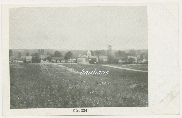Feldpostkarte Frankreich Nr.334 Saint Clement (bei Betheniville) 1.WK (g151)