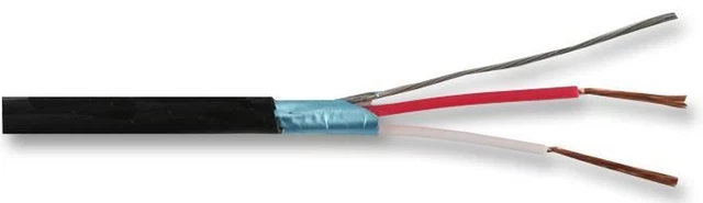 PRO POWER - Microphone Cable 3.0mm PVC Black 20/0.10mm OFC 100m Reel