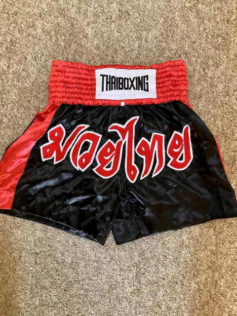 Muay Thai Shorts MMA Kick Boxing Martial Arts Grappling Fight Gear UFC Men M