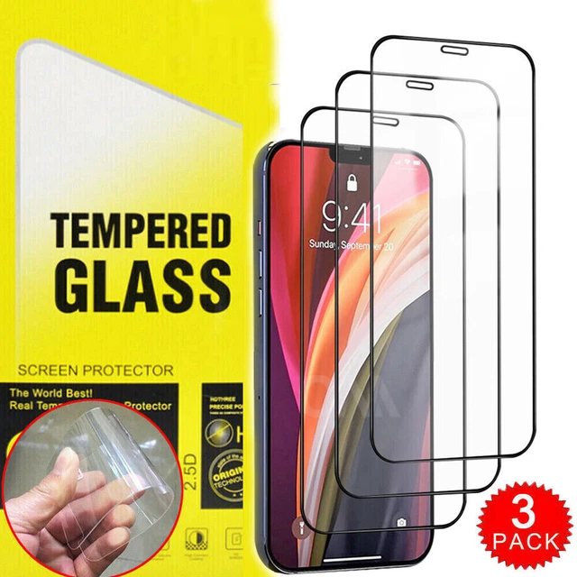Protection écran Verre Trempé Gorilla Tech Pour IPhone 11 à 17 Pro Max - Anti-rayures, 0.3mm, Neuf