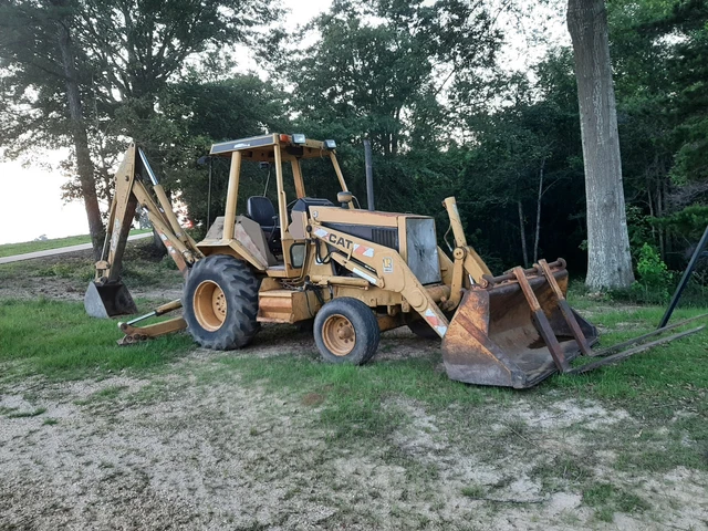 1988 CAT Caterpillar Backhoe 426, Construction Equipment Loader Detachable Forks