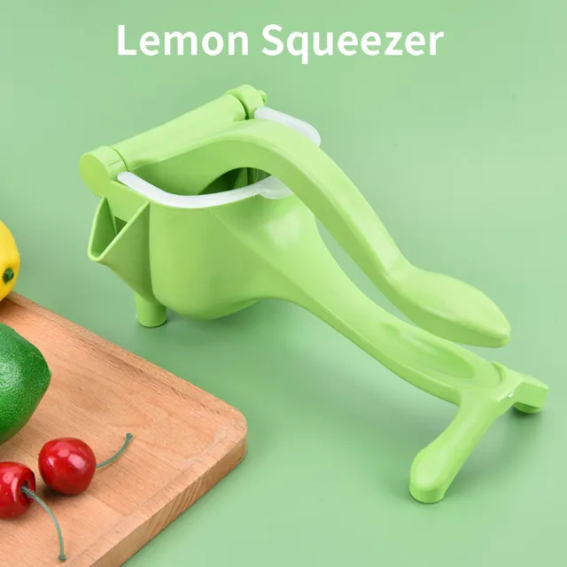 Exprimidor manual de jugo exprimidor de plástico a presión manual granada fruta limón T*TM