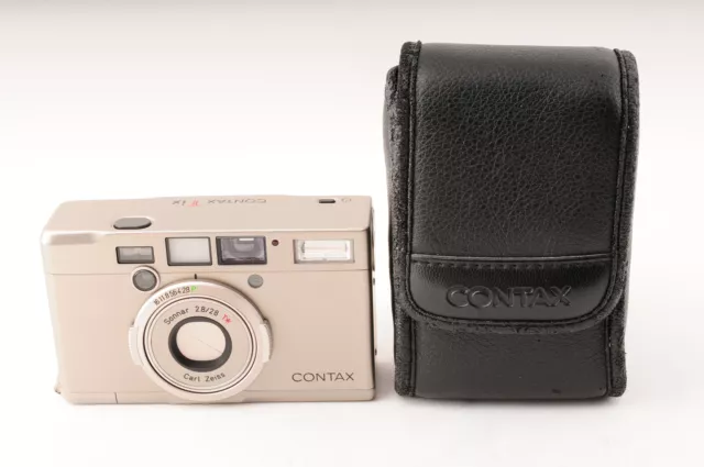 [Top MINT] Contax Tix Carl Zeiss 28mm f/2.8 Point＆Shoot APS Film Camera JAPAN