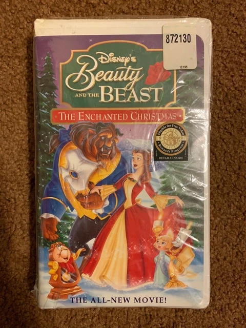 Beauty And The Beast The Enchanted Christmas 1997 Vhs BEAUTY AND THE Beast, Disney, VHS, The Enchanted Christmas, New 1997