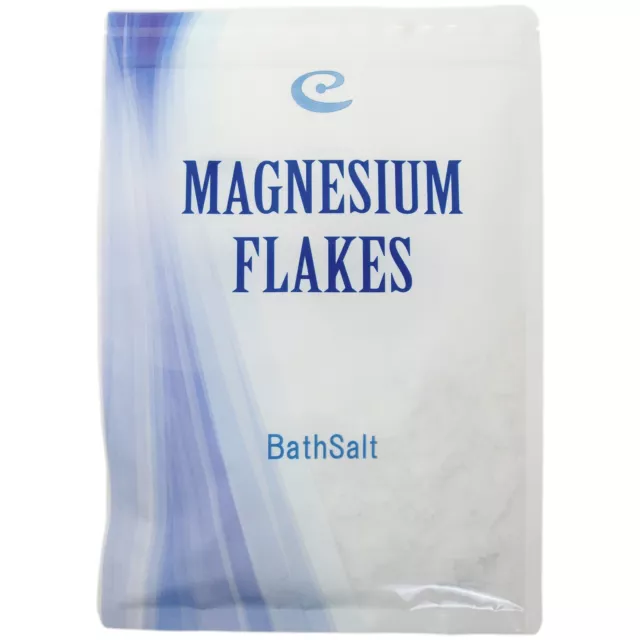 "EARTH CONSCIOUS MAGNESIUM FLAKES"  bath salts for skin care, Japan