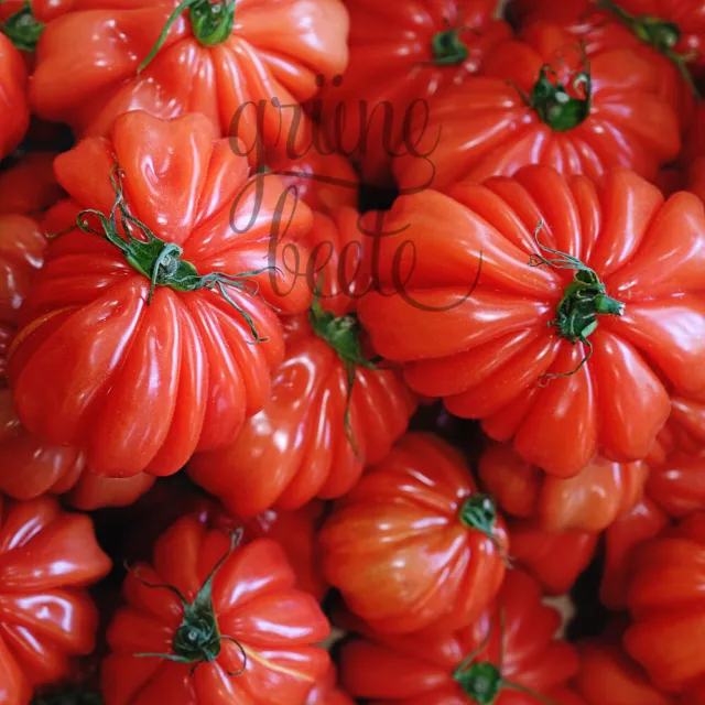 OCHSENHERZ Fleisch-Tomate 10 Samen ALTE SORTE süß COEUR DE BOEUF aromatisch 2