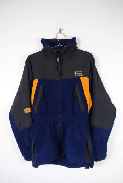 Vintage Mountain Equipment Polartec Bipolar Fleece Jacket Mens Small Hooded