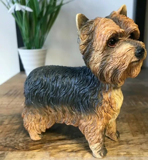 Yorkshire Terrier/ Yorkie Dog Ornament  - Leonardo Collectable Lifelike Dogs