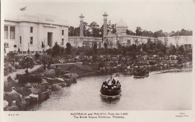 BE EXHIBITION 1924 :AUSTRALIA and MALAYA from the LAKE RP-WILDT & KRAY