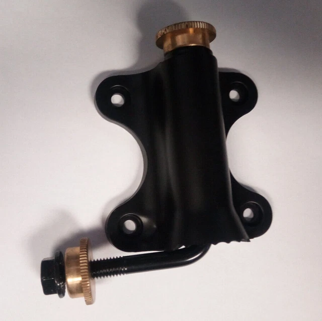 Heavy Duty Wall Bracket - 5/16th inch threaded rod brass lock nuts