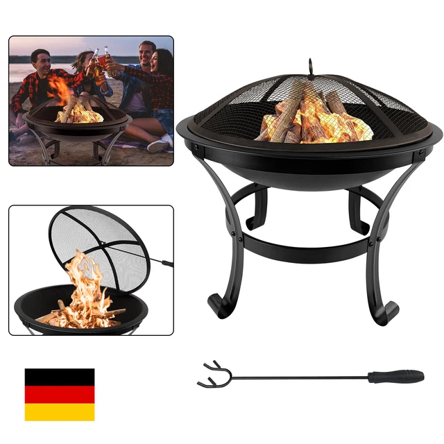 Guide Gear Lagerfeuer-Grill Mit Schwenkbarem Rost – Höhenverstellbar (20-63 Cm), 61x46 Cm Grillfläche, Inkl. Tragetasche