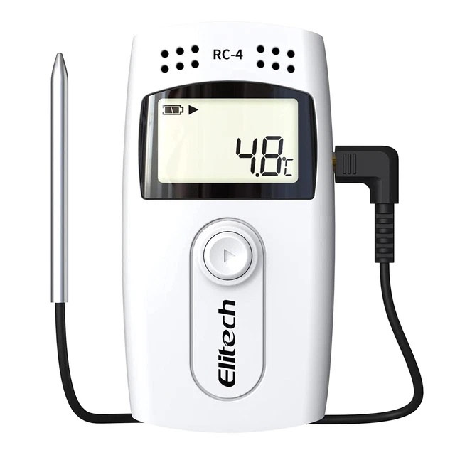 Digital Temperature Data Logger Medical Refrigerator Thermometer Vaccine Fridge