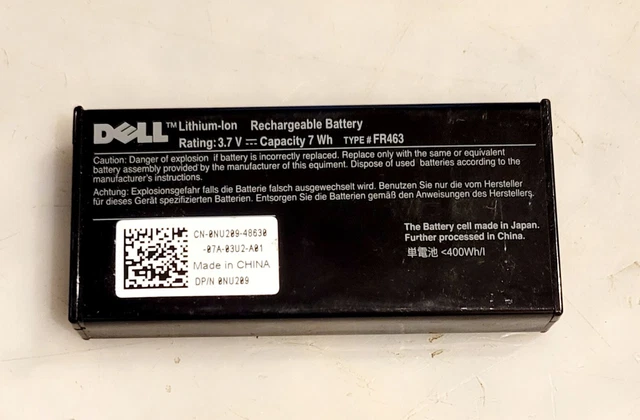NU209 Dell R710 R610 R510 R410 PERC 5I 6I H700 H800 Raid Battery 0NU209 NU209 Dell R710 R610 R510 R410 PERC 5I 6I H700 H800 Raid Battery 0NU209