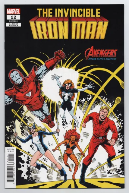 Invincible Iron Man #12 JTC Avengers 60th Variant (Marvel, 2023) NM