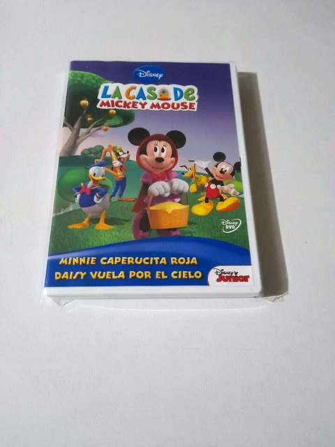 LA CASA DE Mickey Mouse Dvd Minnie Caperucita Roja Daisy Vuela Por El 