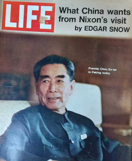 LIFE Magazine-30 JUL 1971-Chou En Lai/Germ Warfare/Federico Fellini-LF50