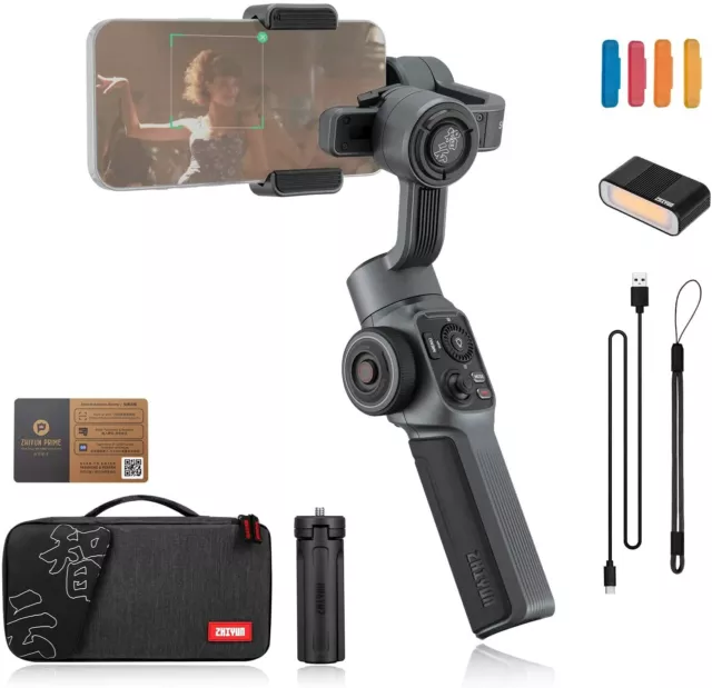 Zhiyun Smooth 5 Combo 3Axis Gimbal Stabilizer For iPhone 13 Pro Max 13 12 Pro 11