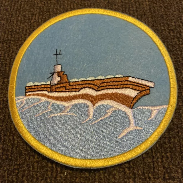 5" Usn Navy Maverick   Cv-34 Uss Oriskany Carrier Embroidered Patch