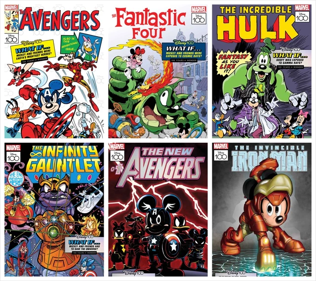 Marvel Amazing Spider-Man #17 19 21 23 25 & 27 Disney 100 Set  PREORDER 6/14 NM