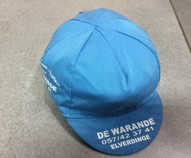 Casquette Cap Velo Cyclisme Belge Sponsor De Warande Elverdinge Tearoom Frituur