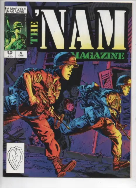 NAM Magazine #5, NM-, Vietnam war, Michael Golden, 1988, Marvel